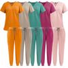 Ensemble Uniforme Jogging Lavable à Col en V pour Personnel Médical Homme
