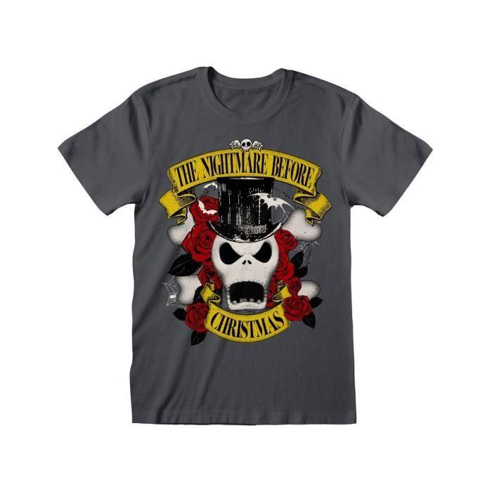 T-Shirt Top Hat Jack - Heroes Inc - L' Etrange Noël de Mr. Jack - Uni - Blanc - Adulte - Mixte