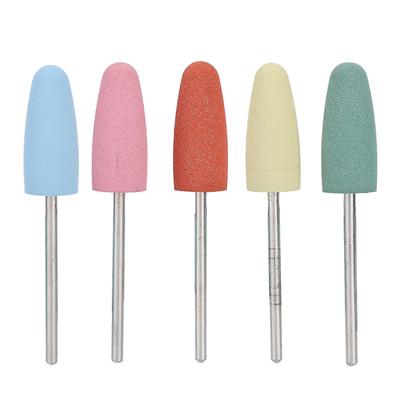 5pcs Set Rubber Nail Drill Bits Manicure Pedicure Nail Polishing Burr Accessory 171