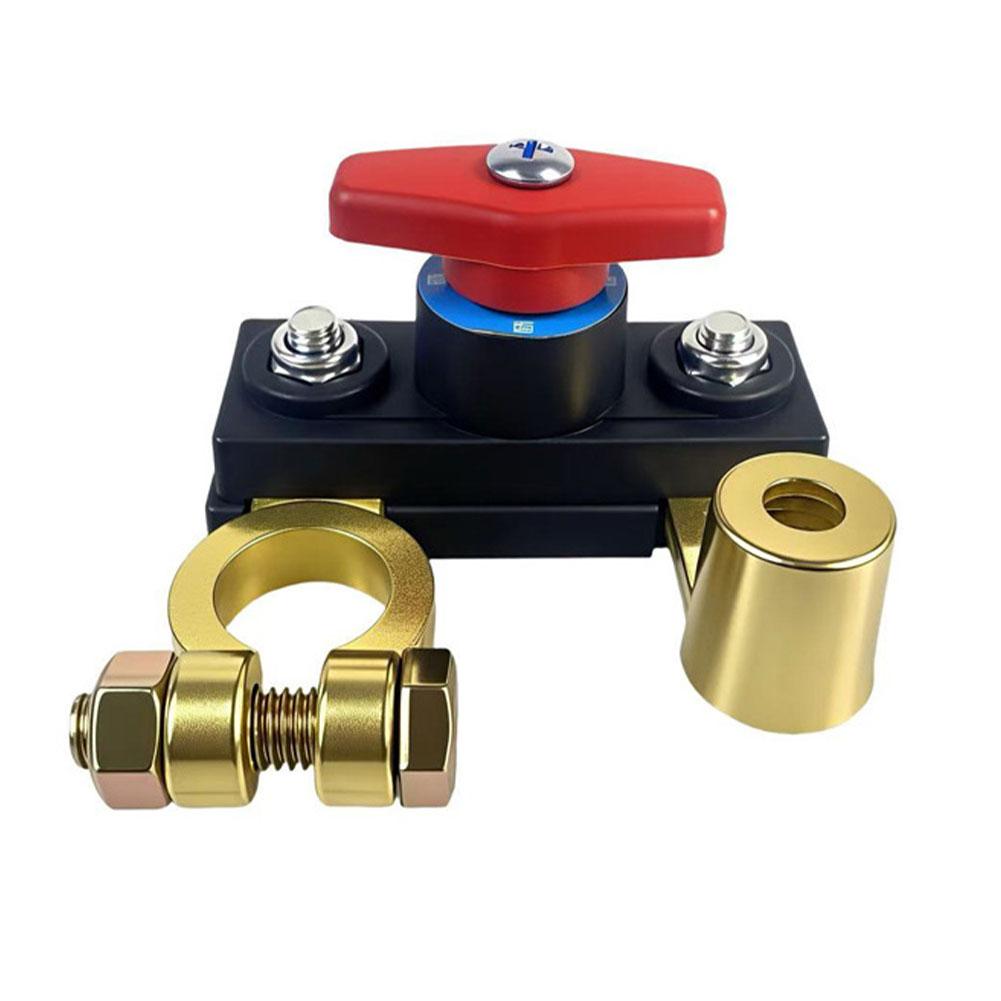Car Battery Disconnect Isolator Cut Off Switch 12V 24V Universal Battery Terminal Anti-Leakage Switch Battery Disconnect Switch