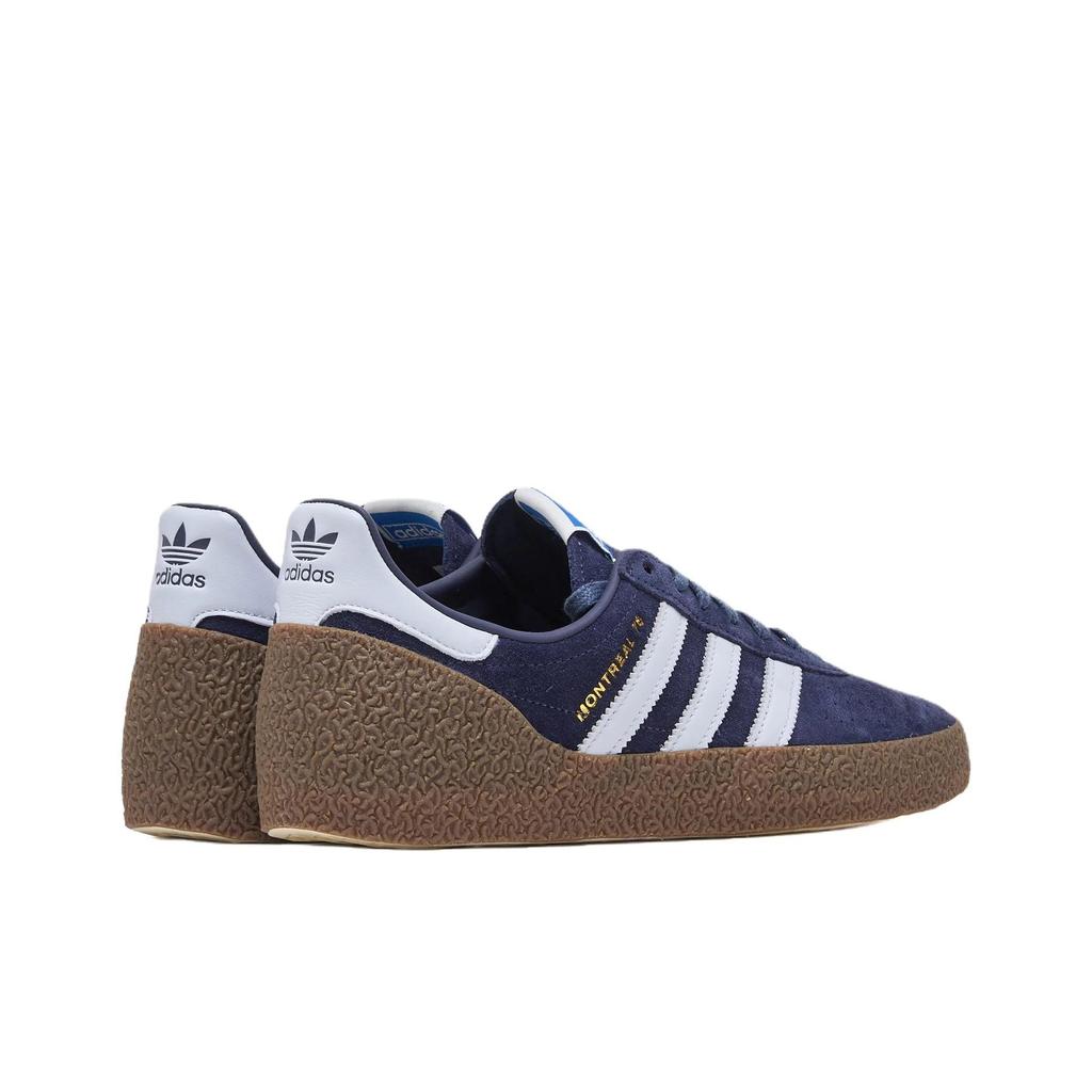 Adidas Montreal 76 Shadow Navy Blue Unisex Sneakers Halo-Blue Gum JR8372