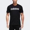 Adidas T Shirts Men's Black Crew Neck Moderate Straight Fit BR4066