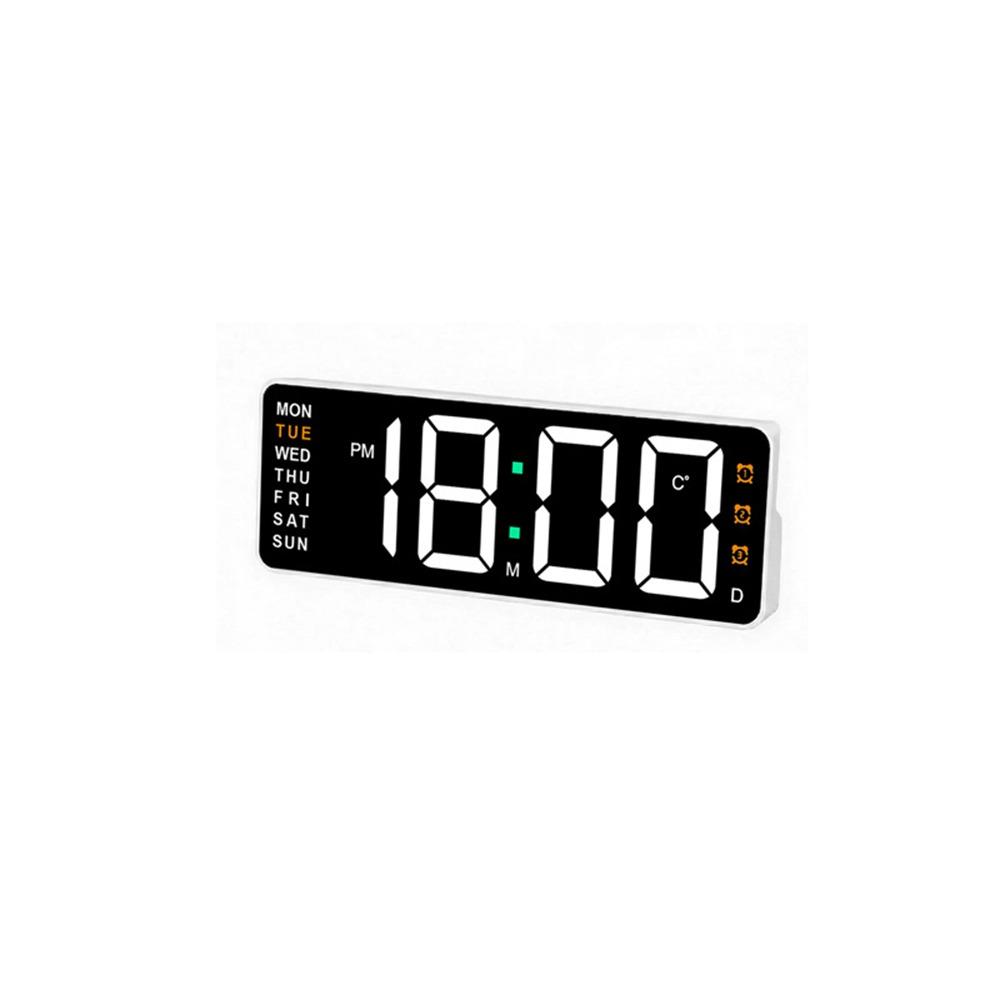 Adjust Brightness Large Digital Clock RGB Colors LED Electronic Clock Table Alarm Clock Smart Home