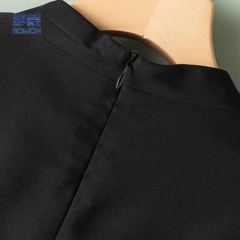 Women's Summer Short Sleeve V-Neck Business Suit Skirt Two-Piece Set