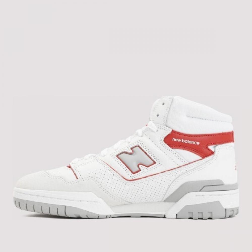 New Balance Multicolor Leather Suede Sneakers Bb650rwf White