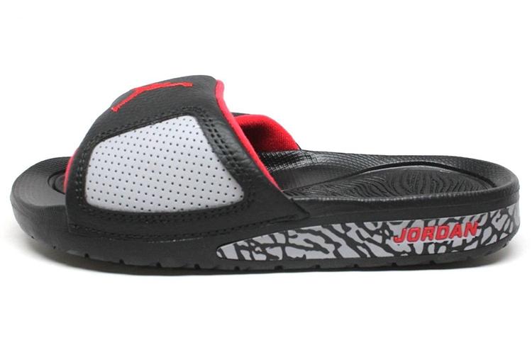 Шлепанцы Air Jordan Hydro Iii Retro  Black Red  Gs AH8108-003 36