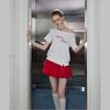 UNIFREE Ballet-Style High-Waist A-Line Mini Skirt