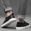 Menn Sko mote ekte skinn Pustende snøring komfortable fritidssko Utendørs menn joggesko