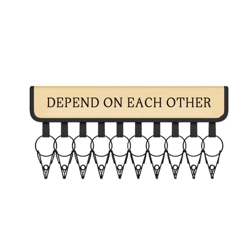 

10 letter printed hooks, hat clips, wardrobe, dormitory anti slip clip, portable travel clothes hanger, underwear storage clip