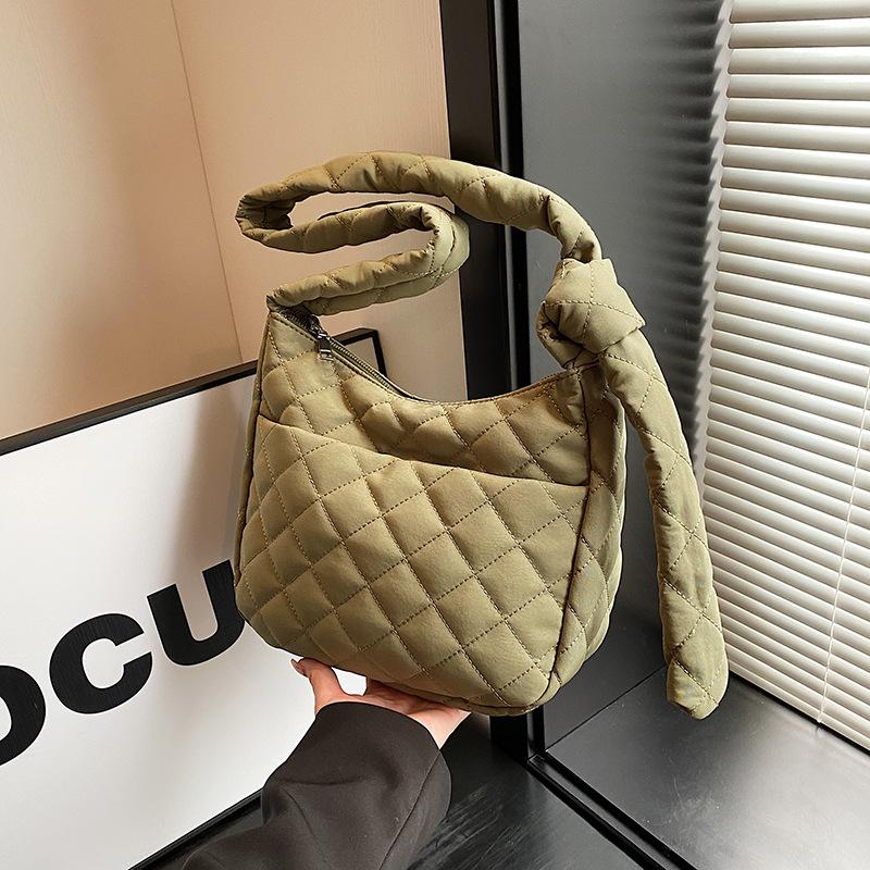 Nylon Cloth Bag Female Tote Bag Large Capacity Solid Color Can Be Messenger New Versatile Bag