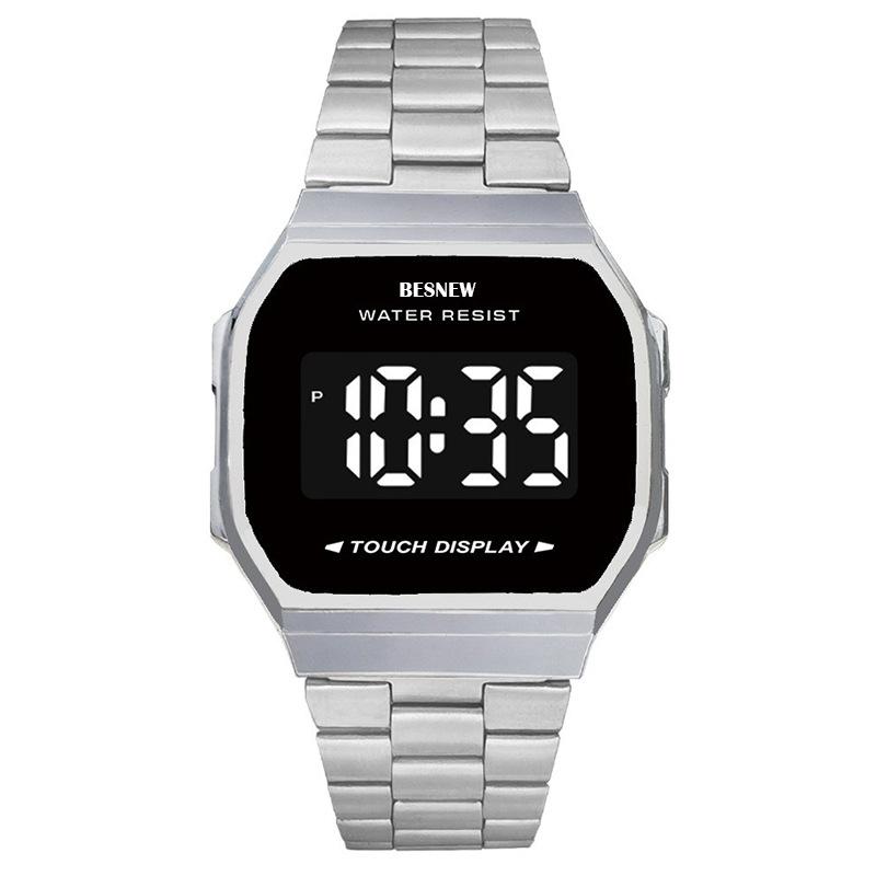 Electronic Watch T-66 Watch Touch Waterproof Digital Watch Camouflage Led Touch Screen A168W Flat Smt