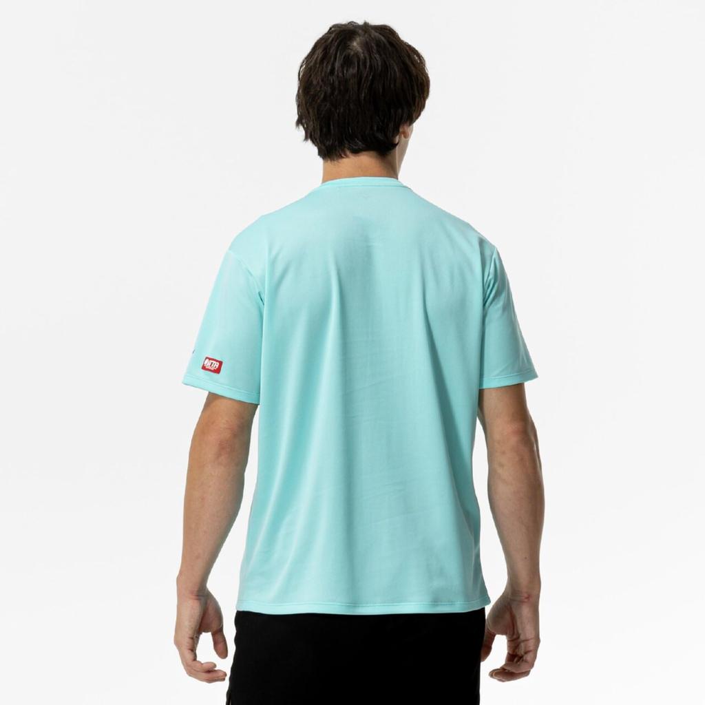 Mizuno Table Tennis Game Short JTTA Blue Radiance Shirt, Sleeve, U-Neck, Unisex, Moisture-Wicking, Quick-Drying, Certified, 82JAA110,