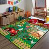 1PC Tappeto Interessante Cartone Animato Fattoria per Soggiorno Camera da Letto Divano Decorazione Casa Tappetino Antiscivolo Tappeti Area Attività Bambini