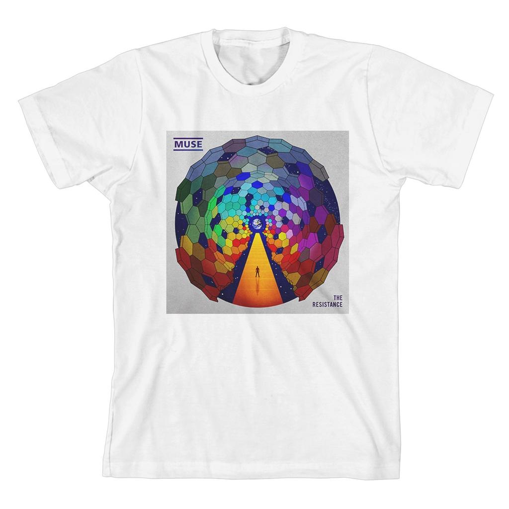 Showbiz Album Art Muse Band TShirt Cotton Graphic Tee Unisex Unisex Summer Streetwear