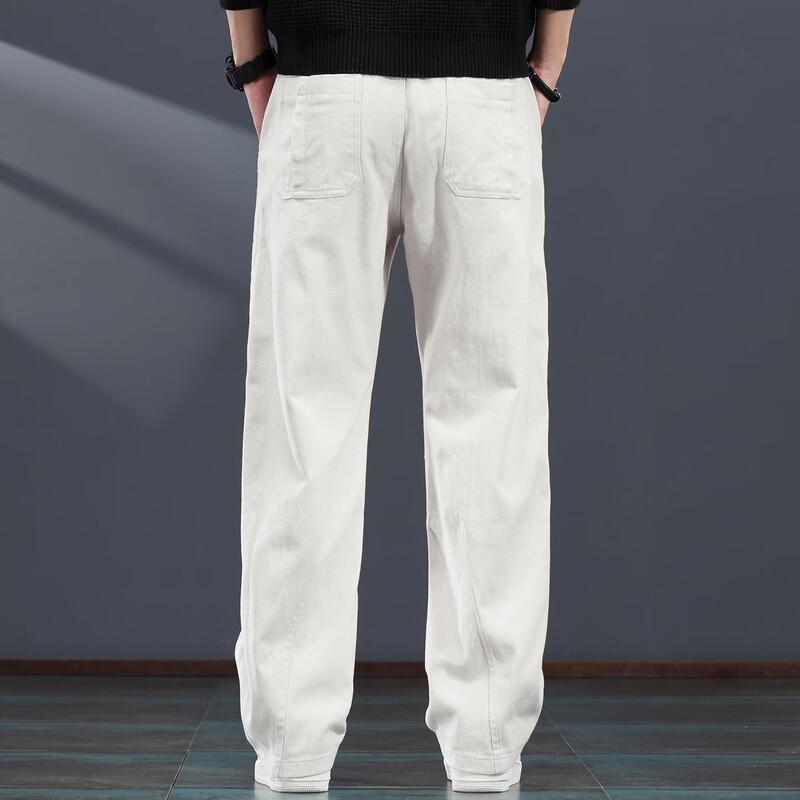 Men's Loose Straight-Leg Casual Denim Jeans