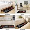 1Pcs Anti Fatigue Kitchen Rugs Santa and Elk Print Waterproof Non-Slip Thick Cushioned Kitchen Mat Heavy Duty Comfort Standing Mat for Kitchen