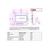 Full Graphic Smart Controller 12864 LCD Display W/Cable For RAMPS 1.4 3D Printer
