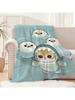 CUTE M-Mofusand-DS Blanket  Warm Comfort  Soft Plush Blanket For Sofa Living Room Office Bedroom Travel Gift