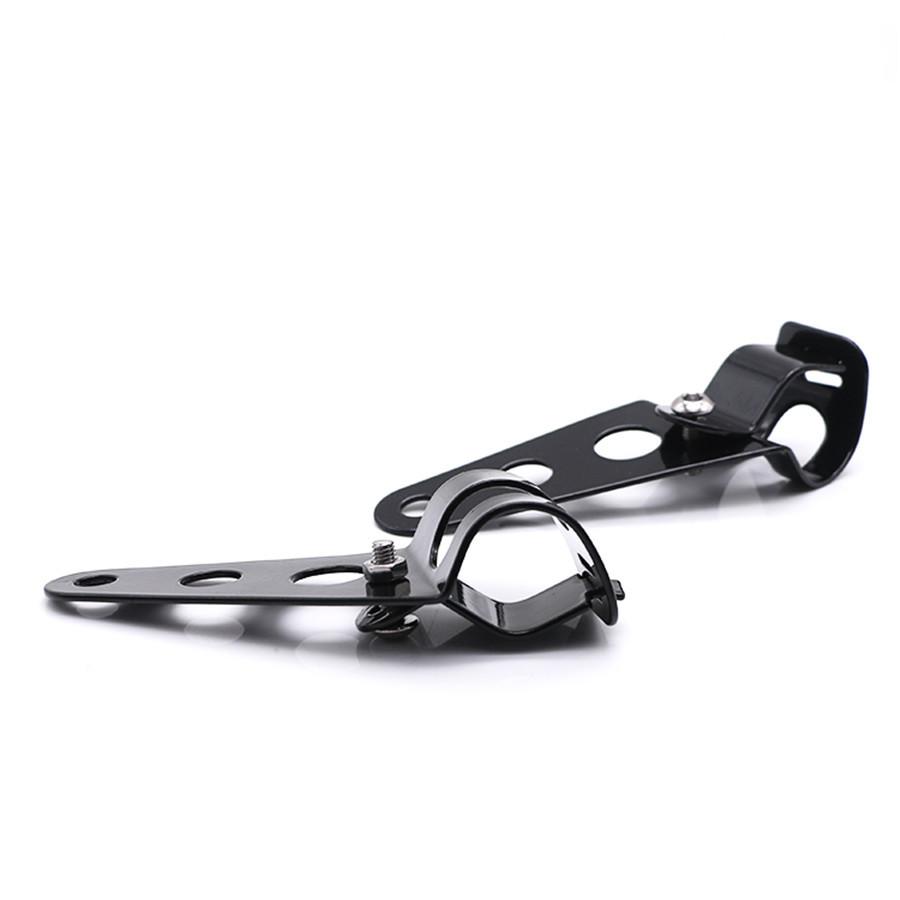 Dc12V 35W Retro Motorcycles Bikes Head Lamp Lampshade Grill Cover+Metat Bracket