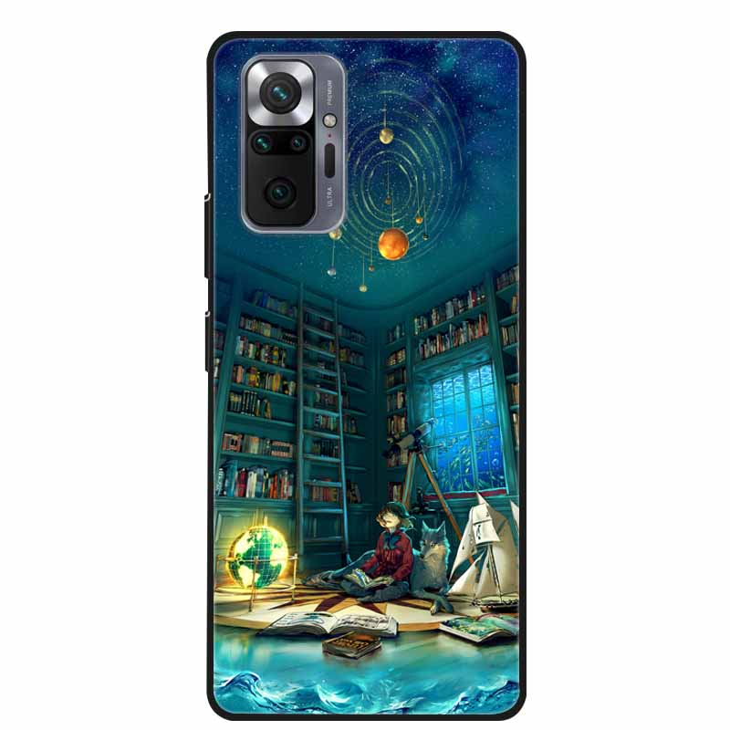Per Xiaomi Redmi Note 10 Pro Custodia Moda Morbido Silicone Cover per Telefono per Redmi Note10 Pro Max Coque M2101K6G Paraurti Cool Funda
