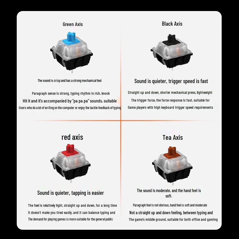 Dareu EK815 Wired Gaming Mechanical Keyboard