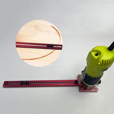 Router Milling Groove Bracket Cabinet Hardware Jig Enhanced Stability Removable Design Adaptable Base Doweling Guide Punch Locator