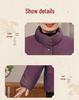 Elderly Women's Cotton-Padded Winter Jacket - Thick, Short Style for Grandmas, Moms, and Older Ladies