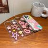 Glitter Glue Five-pointed Star Mobile Phone Case for IPhone16pro Love for Apple 15plus Transparent 17