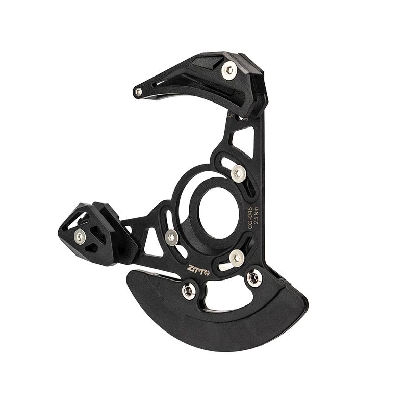 ZTTO DH Chain Guide MTB Gravel Bike Single Disc Sprocket Chain Guide Drop Catcher BB Mount 1x System 32T-38T Frame Guard CG04S
