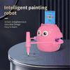 Interaktiv Pedagogisk Ritrobot, 100 Ritkort, Intelligent Ritrobot, Tidig Pedagogisk Ritrobot Rosa