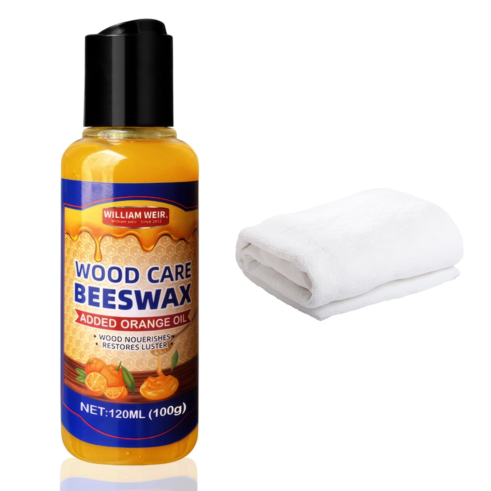 

Натуральный микромолекуляризованный пчелиный воск Новый натуральный полироль для дерева, Полироль для мебели Пчелиный воск Спрей для пола Стола Стула Шкафа Дома 1PCS