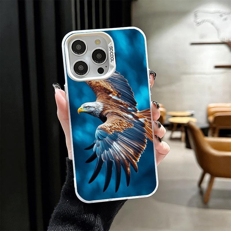 Bald Eagle Cool Soft Phone Case for iPhone 15 16 17 Pro Max 17Air 16E 14 Plus 13 12 Mini Shockproof Cover Back Shell