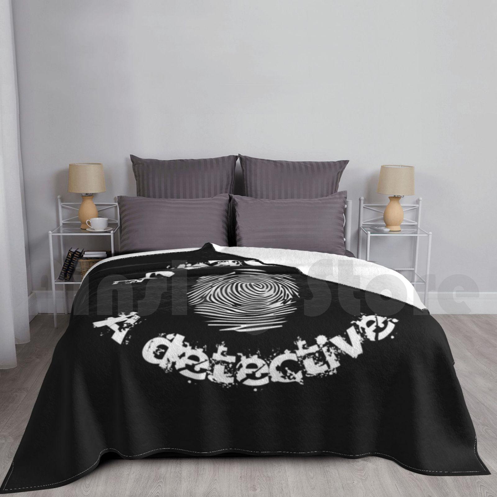 I m Basically A Detective Blanket For Sofa Bed Travel True Crime Law And Order Sherlock Size: 75*100cm, Weight: 230 GSM