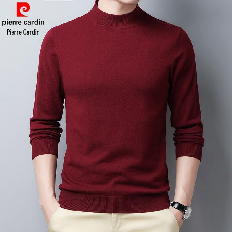 

Pierre Cardin Men s Lightweight 100% Wool Mock Neck Sweater XL