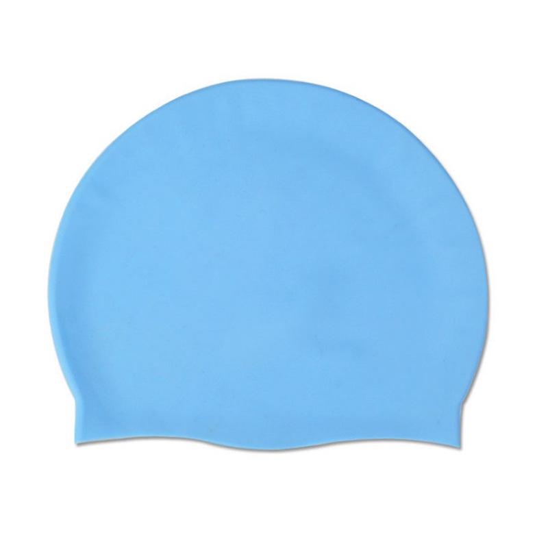 Universal Plus Size Silicone Swimming Cap for Men, Women, and Children - Comfortable, Non-Tight Fit