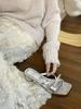 Coarse heel French cool slippers women's outer wear 2025 new temperament summer evening with skirt medium heel strappy sandals