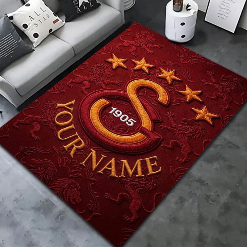 Galatasaray S Custom Name Carpet Rug for Living Room Bedroom Home Sofa Decoration,Kids play Non-slip Floor Mat