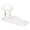 Wireless Charging Stand 10W USB Fast Charge Mushroom Night Light Multiport Wireless Phone Charger