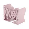 Retractable Bookend Adjustable Desk Book Holder with Non-Slip Base Metal Bracket for Office Home Study