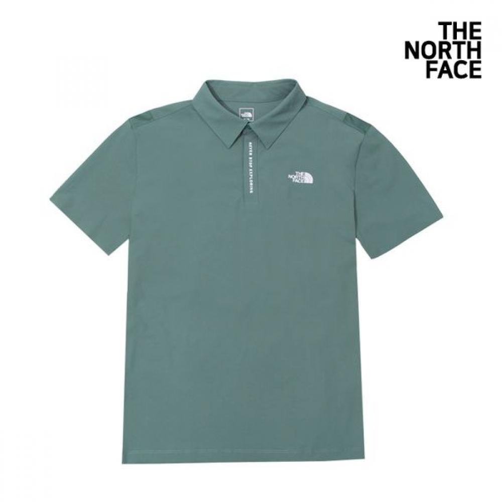 

The North Face Men S Ice Green Short Sleeve Polo Shirt Nt7pr01d 115(XXXL)