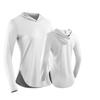 Tops de yoga para mujer, sudaderas deportivas con capucha, sudadera de manga larga de secado rápido, camisetas deportivas para correr para mujer