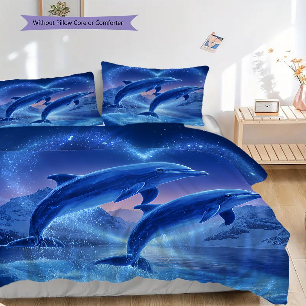 Walmuster Bettwäsche Steppdecke Set Bettbezug Kissenbezug Heimdekoration Geburtstagsgeschenk (1 Bettbezug + 2 Kissenbezüge, ohne Füllung)