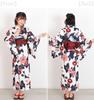 Kimono Hiroba Yu Yukata Sizes and Includes Heko Obi Perfect for Junior and High School Suitable for Shorter Retro Unique and Elegant Model Women's
