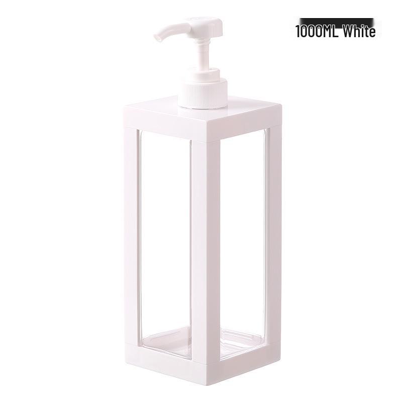 

Трансграничный квадратный флакон большого объема с дозатором для лосьона, геля для душа и антисептика для рук