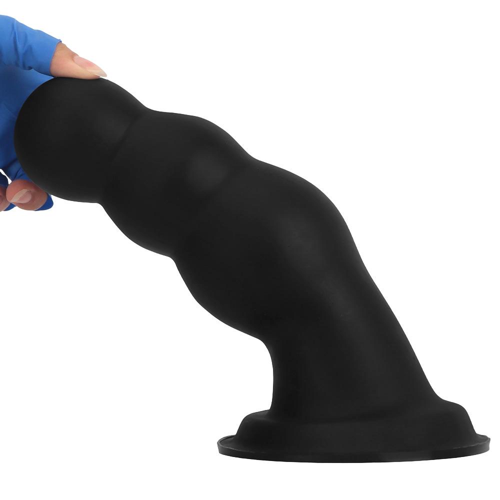 Large Liquid Silicone Soft Dildo Fisting Dragon Head Butt Plug Masturbator Anal Dilator Adult Sex Toy Big Dick Strap On Penis