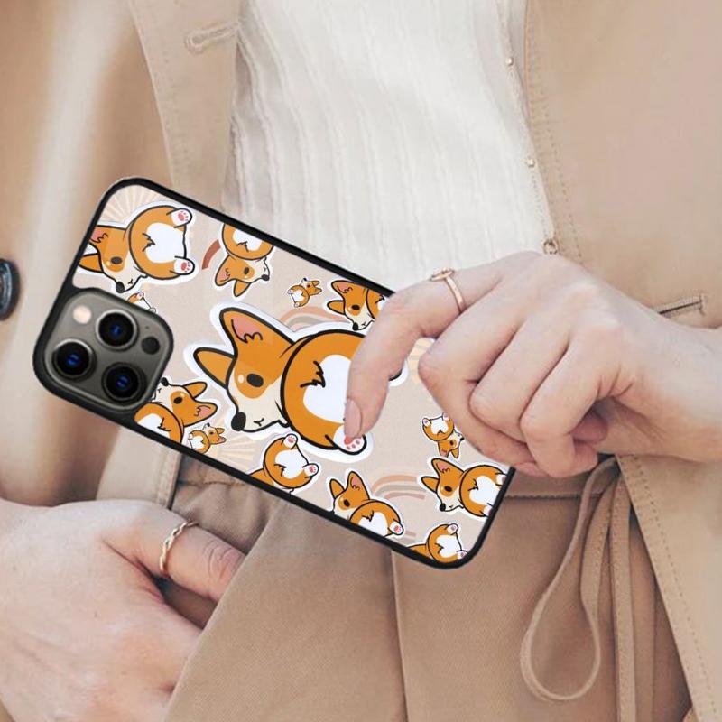 

Cheerful Corgi Puppy Magnetic Phone Case For APPLE iPhone 17 Air 16 14 13 12 Pro Max 15 Plus Wireless Charge With MagSafe Cover iPhone 13mini