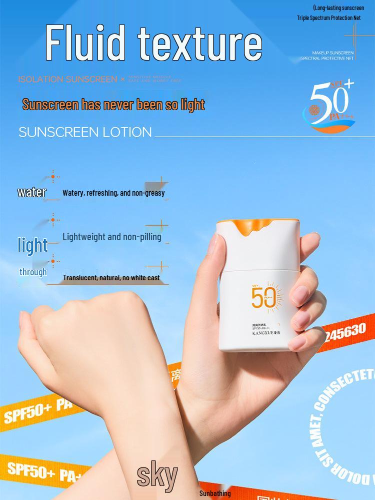 Fresh & Beautiful Women's Whitening Double Protection UV Cycling Neck Sunscreen Lotion - Full Body High Protection