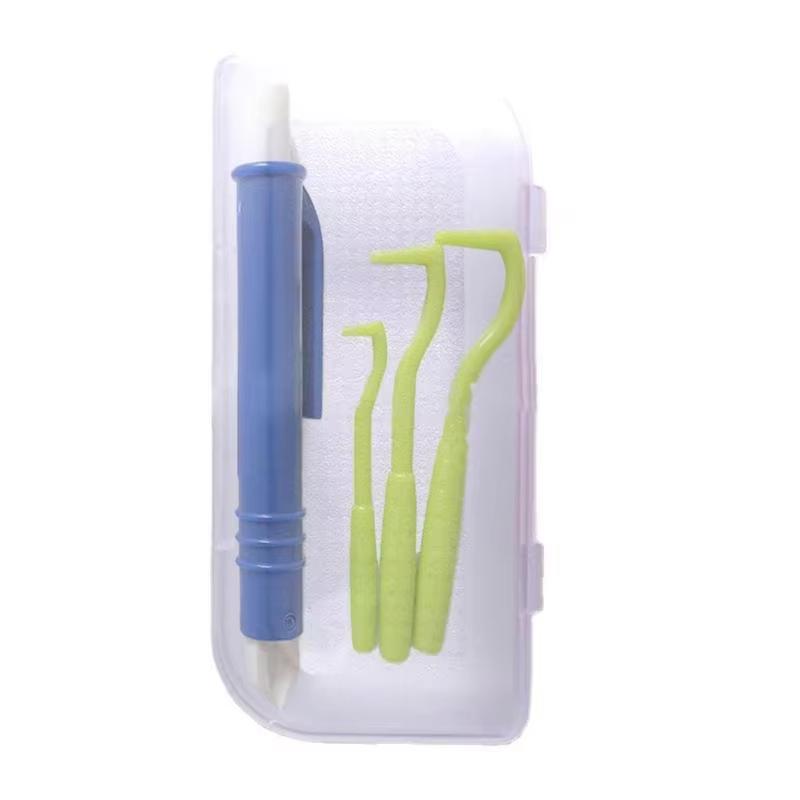 4pcs Flea Remover Hook Tick Removal Tweezer Ticks Pull Pet Cat Dog Accessaries Scratching Extractor Mite Tweezers Comb Louses P