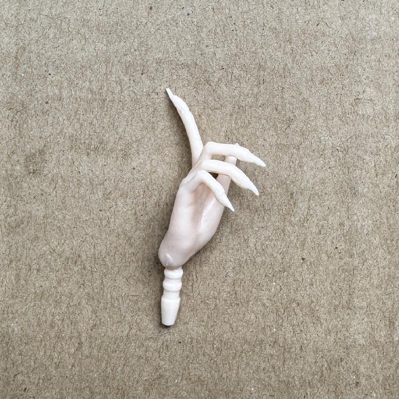 1pcs MENGF Body Replacement Hands With Long Nails Different Gestures Universal For 1/6 FR/IT Doll Super Model DIY Manicure