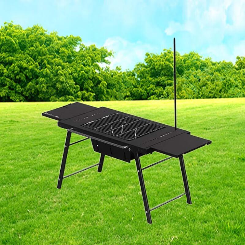 Outdoor Klapp-Grill und Feuerstelle Tischset